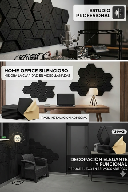 StudioHex™ Paneles Acústicos