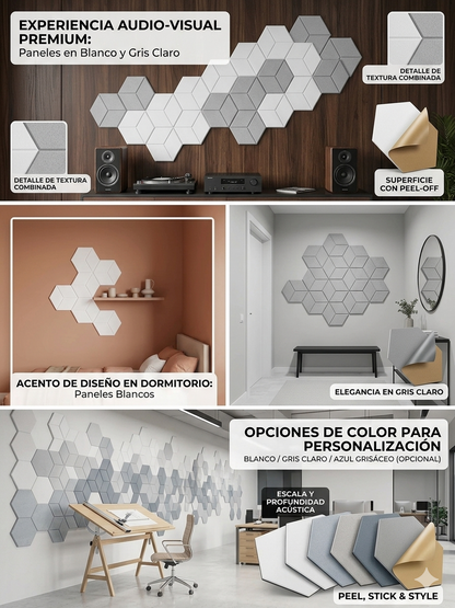 StudioHex™ Paneles Acústicos