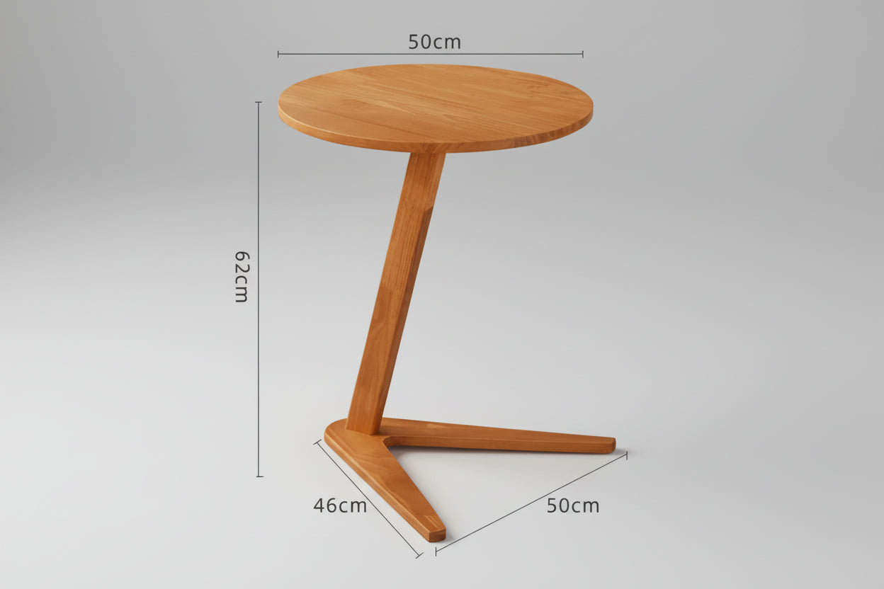 Mesa Triangular de Roble