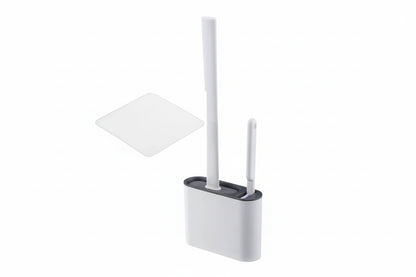 Cepillo de Inodoro de Silicona con Soporte de Pared