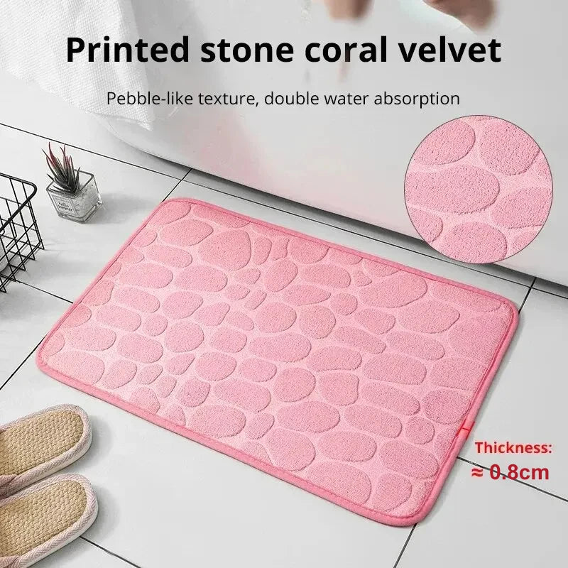 Alfombra de Microfibra con Relieve 3D