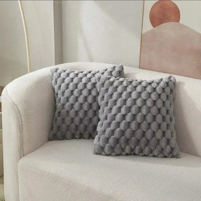 Funda de Cojín Decorativa 3D de Felpa