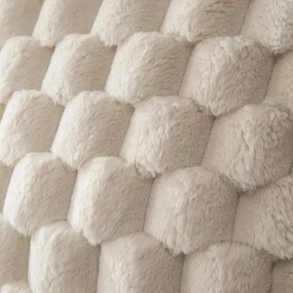 Funda de Cojín Decorativa 3D de Felpa