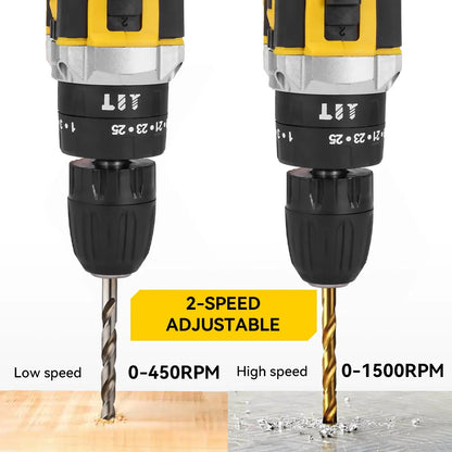 Taladro de Impacto Inalámbrico 3-en-1 - Mellwin™ Pro 21V