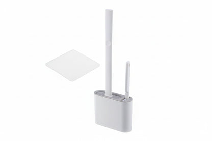 Cepillo de Inodoro de Silicona con Soporte de Pared